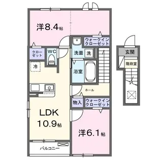 コホラパレス【2階】の間取り
