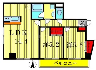 カーサ フェリーチェ柴又【2階】の間取り