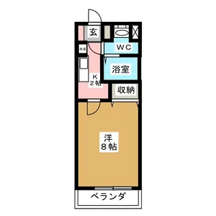 パロスOMK【5階】の間取り
