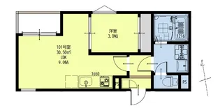 REGALESTフェリチタ南仙台【1階】の間取り