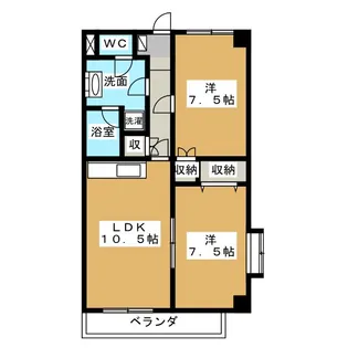 Y’S COURT 1【3階】の間取り