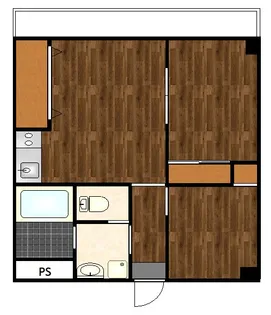 リーセイント西古松【3階】の間取り