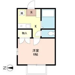 メイプル【1階】の間取り