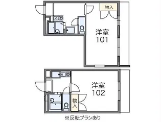 レオパレスSUGIYAMA【2階】の間取り