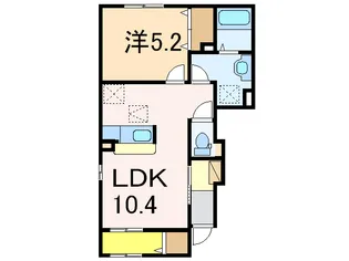 プリエ エトワールI【1階】の間取り