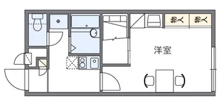 シエル高松I【2階】の間取り