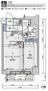 メインステージ錦糸町VIIラピス【3階】の間取り