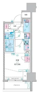 ジェノヴィア三郷駅前【1階】の間取り