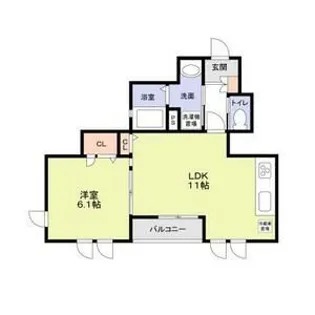 Coco Chocolat【1階】の間取り