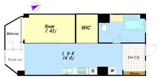 目黒プラザ【3階】の間取り
