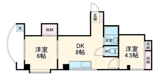 メゾンM3【4階】の間取り