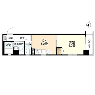 GLOIRE東品川【4階】の間取り