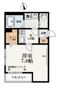 LIVION EKODA【2階】の間取り