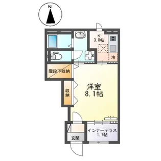 (仮称)スターテラスII南田町【1階】の間取り