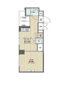 シャトレー幡ヶ谷第2【8階】の間取り