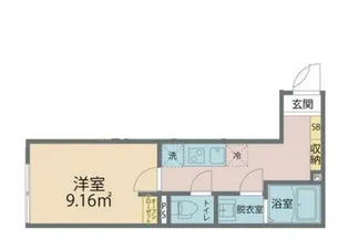カインドネス東大和NORTH【3階】の間取り