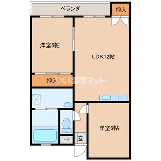 ナンシーコーポ【6階】の間取り