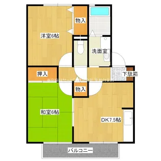 グランシャリオ平和台【1階】の間取り