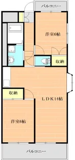 エメラルド・ドエル【1階】の間取り