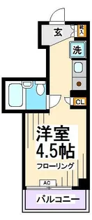 プリンセスコート赤堤【4階】の間取り