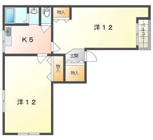 サムズボックス90【3階】の間取り