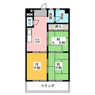 青木ビル【2階】の間取り