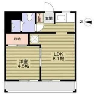 ユービ11【1階】の間取り