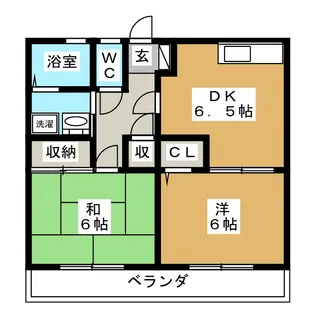 パークサイドアネックス【1階】の間取り