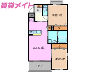 ボヌール【3階】の間取り