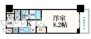 プレサンス THE KYOTO 東福寺WEST【3階】の間取り