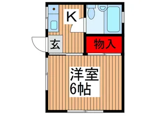 コーポ昭風【1階】の間取り