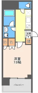 CUBE’S【6階】の間取り