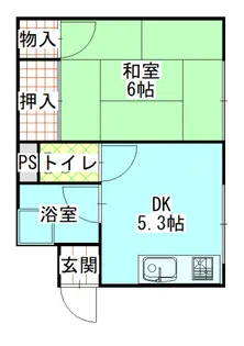 西田ビル【2階】の間取り