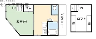 神門ハウス【2階】の間取り