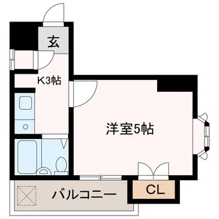 メゾングリシン【5階】の間取り