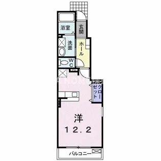 ハイティーン【1階】の間取り