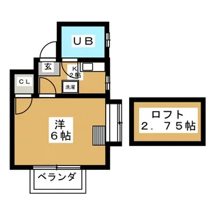 パールハイツ【1階】の間取り