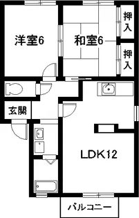 ハートホーム江島 A棟【1階】の間取り