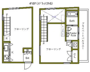 ラ・リベルタ【4階】の間取り