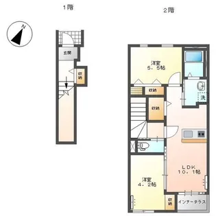 リアン・V【2階】の間取り