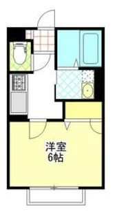 サニースマイル【1階】の間取り