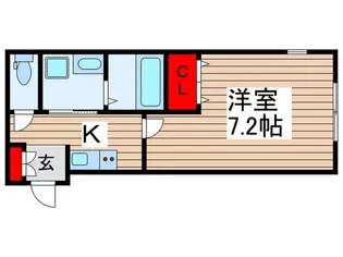 SKリデンテ北松戸【2階】の間取り