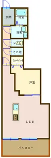 ハーベストマンション【7階】の間取り