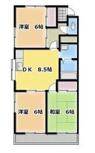 ニューハイム【1階】の間取り