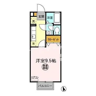 ブライトハイツ II【2階】の間取り