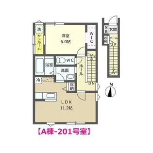 Finally (ファイナリー)【2階】の間取り