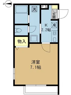 カーサ・ドルチェ【2階】の間取り
