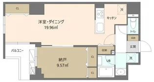 Reframe 5 早稲田【5階】の間取り