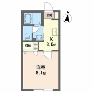 エスペランサC【1階】の間取り