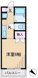 ベルトゥリーハイツ【2階】の間取り